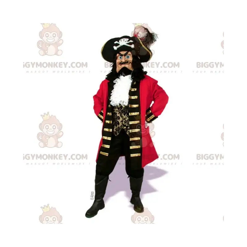 Kostým maskota postavy BIGGYMONKEY™ – kapitán pirátské lodi – Kostým maskota postavy BIGGYMONKEY™ – kapitán pirátské lodi –