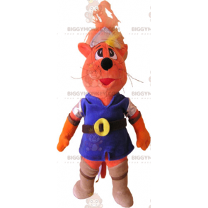 Στολή μασκότ χαρακτήρα BIGGYMONKEY™ - Κίτρινο σκυλί με