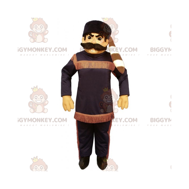 Character BIGGYMONKEY™ Mascot Costume - Davy Crockett - Character BIGGYMONKEY™ Mascot Costume - Davy Crockett -