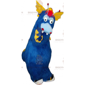 Karakter BIGGYMONKEY™ Mascottekostuum - Draak met antennes -