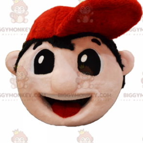 Hahmon BIGGYMONKEY™ maskottiasu - Poika lippalla -