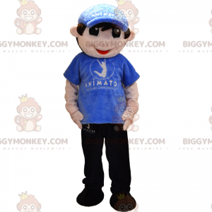 Personaggio BIGGYMONKEY™ Costume da mascotte - Ragazzo con tuta