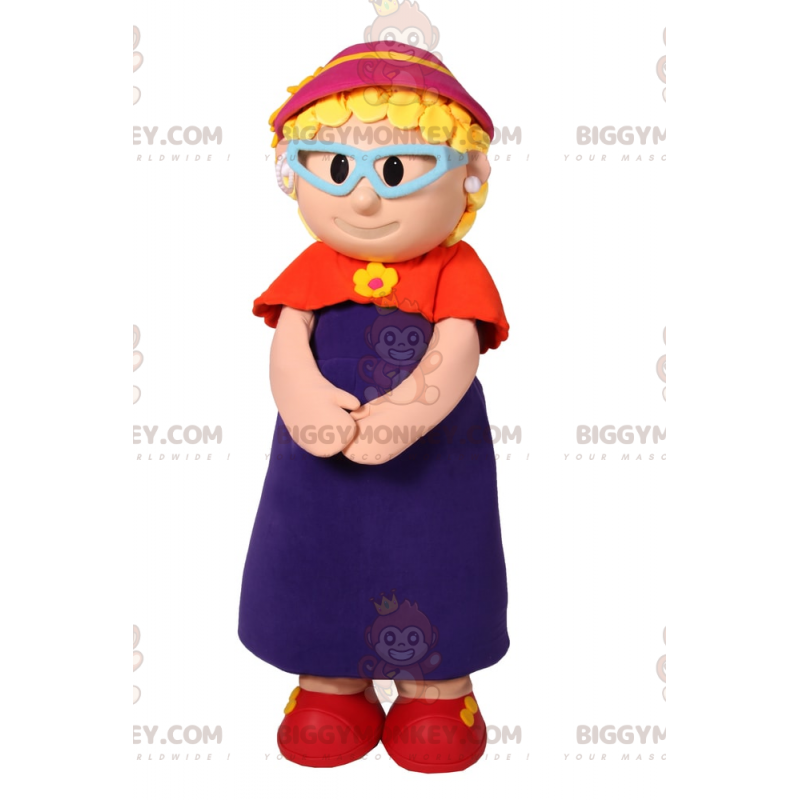 Karakter BIGGYMONKEY™ Mascottekostuum - Grootmoeder - Karakter BIGGYMONKEY™ Mascottekostuum - Grootmoeder -