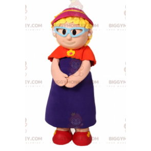 Karakter BIGGYMONKEY™ maskotkostume - bedstemor -