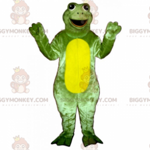Karakter BIGGYMONKEY™ maskotkostume - Frø med stort smil - Frøen maskoter - BIGGYMONKEY_016299 - BiggyMonkey.com