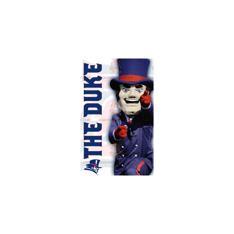 Politician Businessman Duke BIGGYMONKEY™ Mascot Costume -