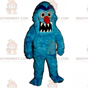 Character BIGGYMONKEY™ Mascot Costume - Blue Monster -