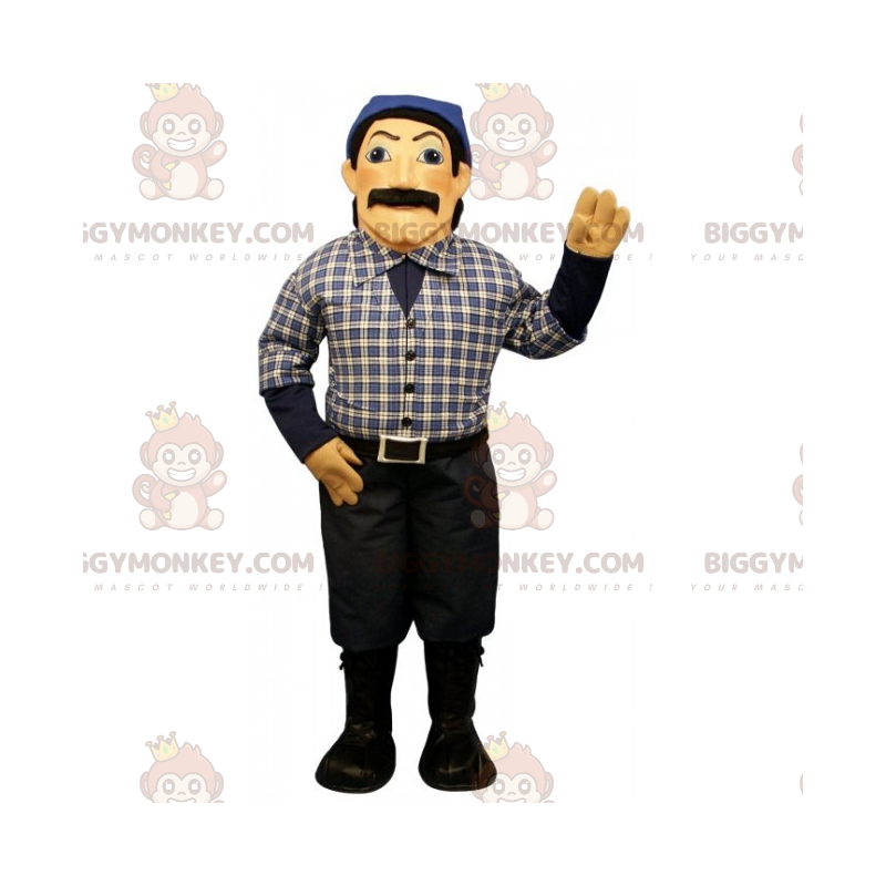 Karakter BIGGYMONKEY™ Mascottekostuum - Loodgieter - Karakter BIGGYMONKEY™ Mascottekostuum - Loodgieter -