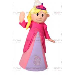 Character BIGGYMONKEY™ Mascot Costume - Princess in Pink Dress