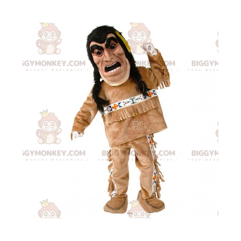 Traje de mascote de personagem nativo americano BIGGYMONKEY™ – Traje de mascote de personagem nativo americano BIGGYMONKEY™ –