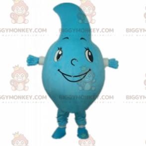 Modrý kostým BIGGYMONKEY™ maskota s usměvavou tváří - Lidští maskoti - BIGGYMONKEY_016341 - BiggyMonkey.com