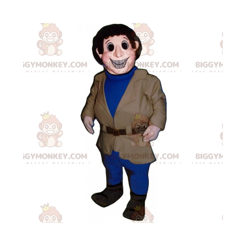 BIGGYMONKEY™ karaktär i kappa maskotdräkt - Mänskliga maskot - BIGGYMONKEY_016353 - BiggyMonkey.com