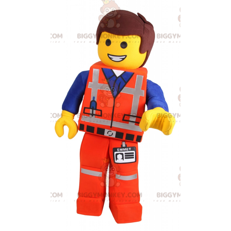 Kostým maskota Lego postavy BIGGYMONKEY™ – Dělník –