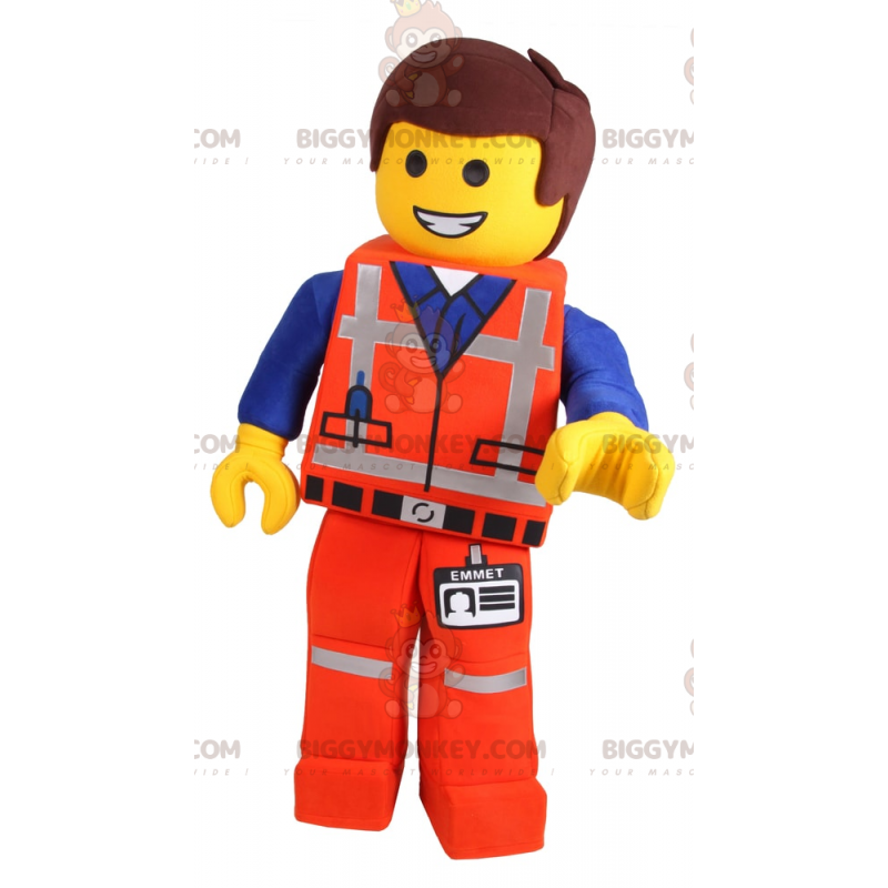 Personaje Lego BIGGYMONKEY™ Mascot Costume - Trabajador - Personaje Lego BIGGYMONKEY™ Mascot Costume - Trabajador -