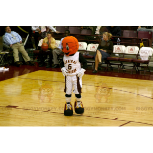 Disfraz de mascota BIGGYMONKEY™ de baloncesto en ropa deportiva