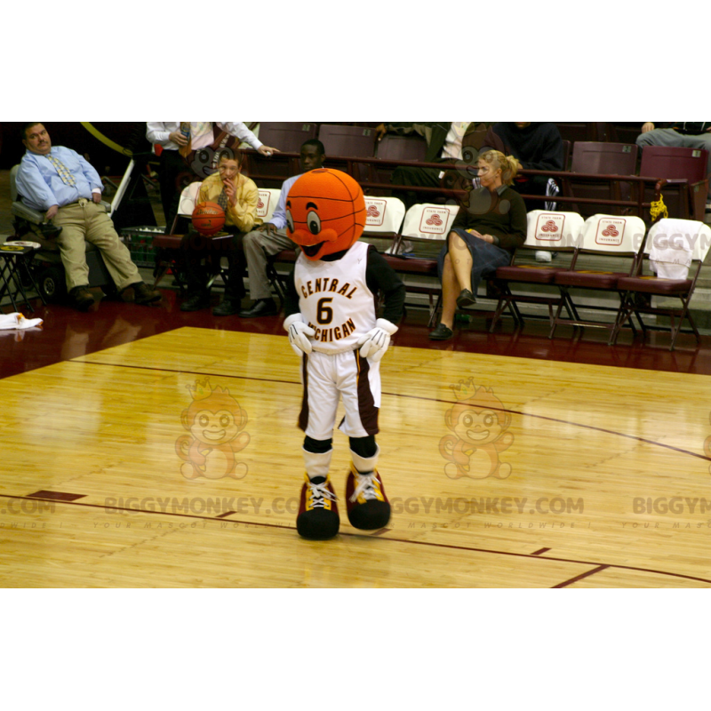 Traje de mascote de basquete BIGGYMONKEY™ em roupas esportivas Traje de mascote de basquete BIGGYMONKEY™ em roupas esportivas