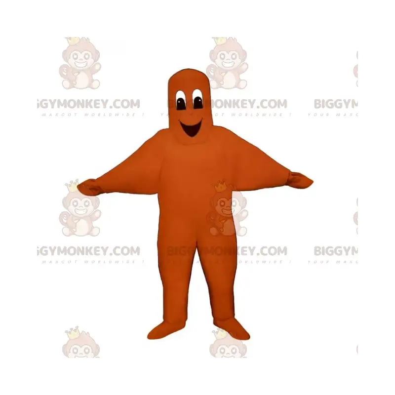 Orange Smiling Character BIGGYMONKEY™ Mascot Costume - Orange Smiling Character BIGGYMONKEY™ Mascot Costume -
