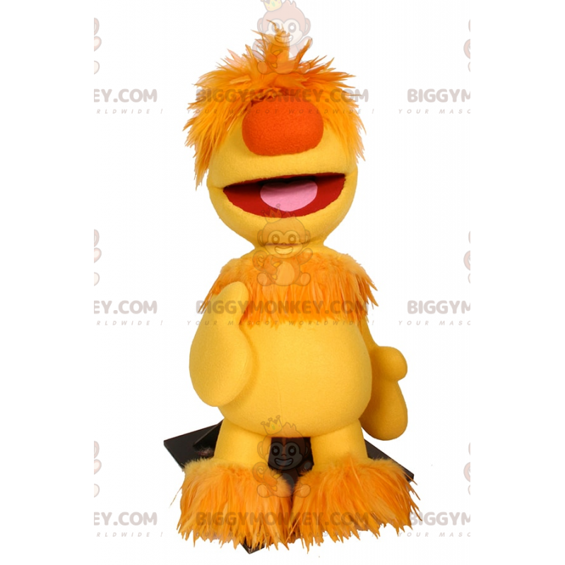 Sesame Street Style -hahmon BIGGYMONKEY™ maskottiasu - oranssi - Ihmisen maskotit - BIGGYMONKEY_016388 - BiggyMonkey.com