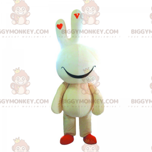 Glimlachend Cartoon Persoon BIGGYMONKEY™ Mascottekostuum -