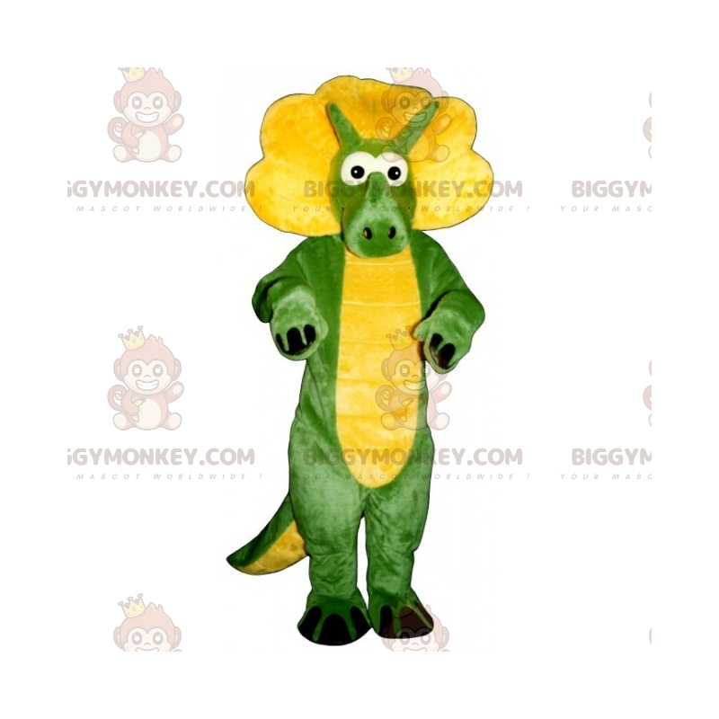 Costume de mascotte BIGGYMONKEY™ de petit dino triceratops -