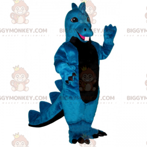 Costume de mascotte BIGGYMONKEY™ de petit dragon bleu -