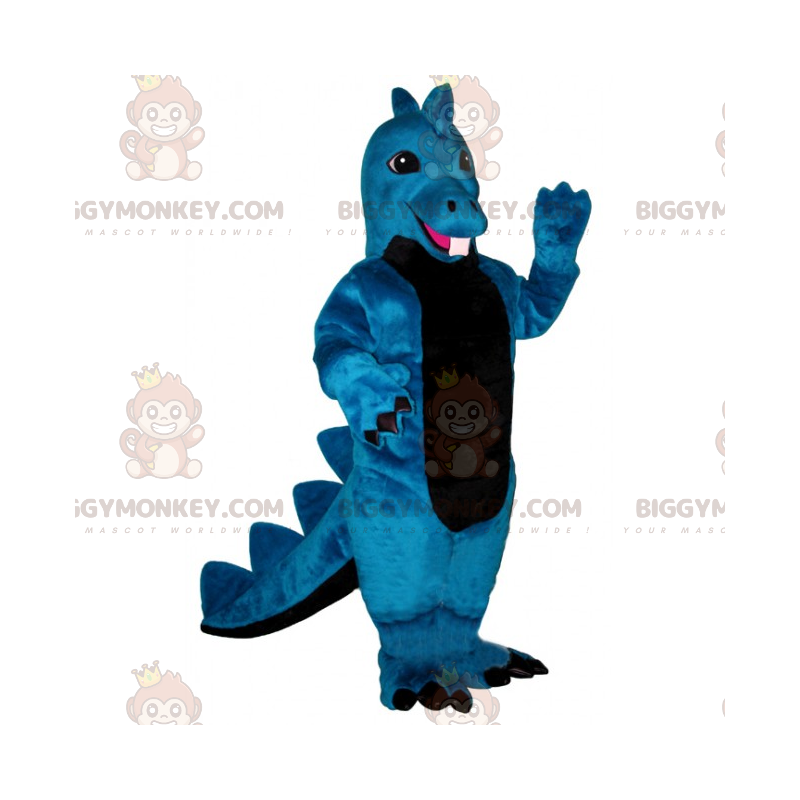 Costume da mascotte Little Blue Dragon BIGGYMONKEY™ -