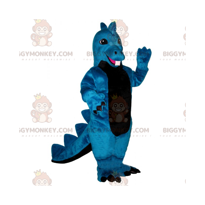 Traje de mascote Little Blue Dragon BIGGYMONKEY™ –