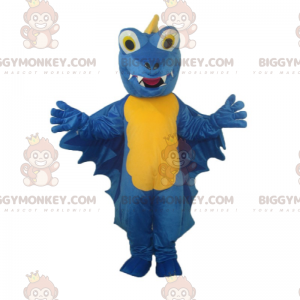 Costume de mascotte BIGGYMONKEY™ de petit dragon souriant -