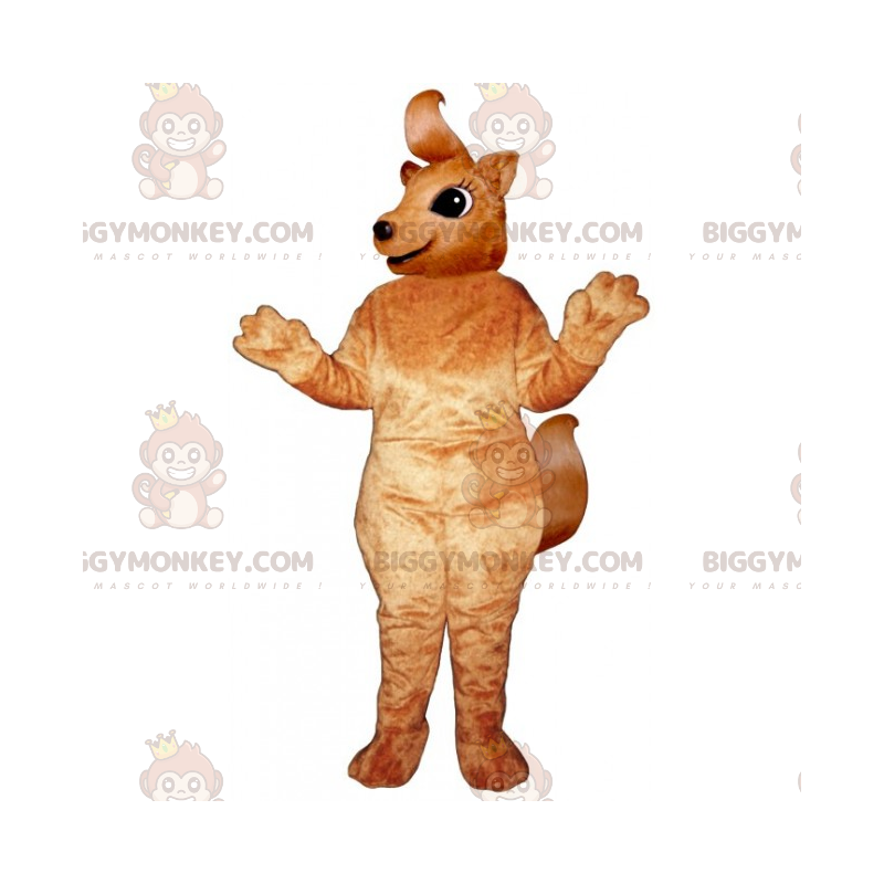 BIGGYMONKEY™ Costume da mascotte da scoiattolo con coda lunga - BIGGYMONKEY™ Costume da mascotte da scoiattolo con coda lunga -