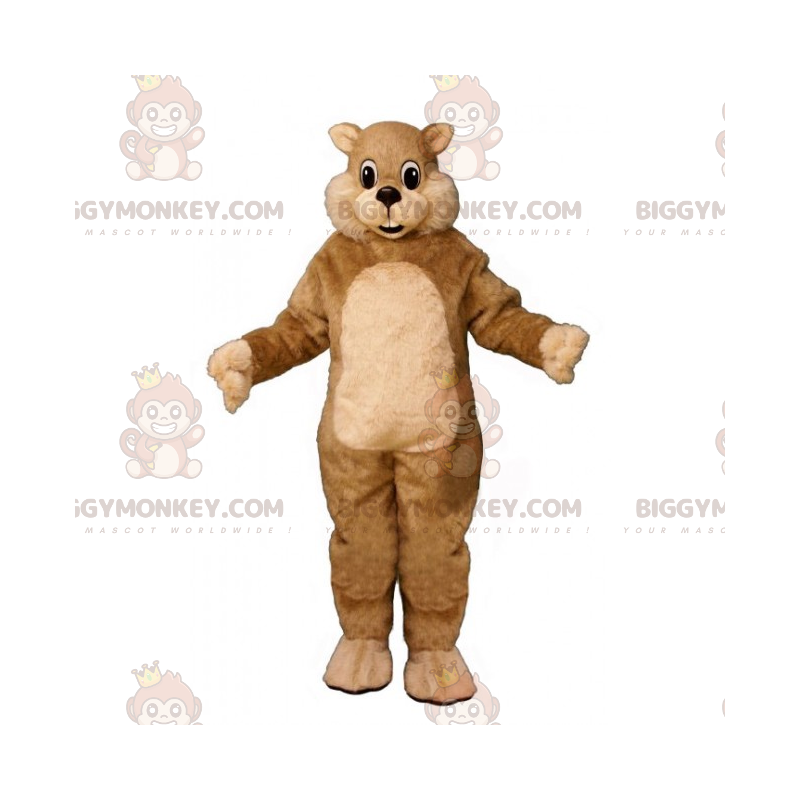 Little Beige Squirrel BIGGYMONKEY™ Mascot Costume -