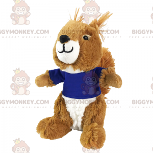 BIGGYMONKEY™ costume mascotte scoiattolo in maglietta -