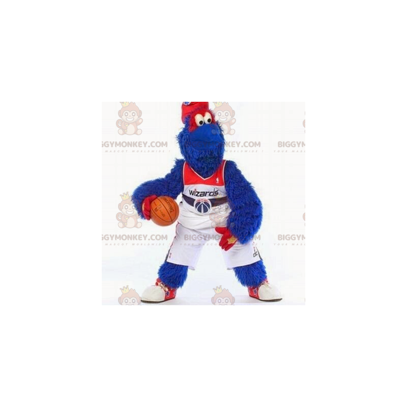 Alle lodne blå og røde monster BIGGYMONKEY™ maskotkostyme - Monster maskot - BIGGYMONKEY_02012 - BiggyMonkey.com