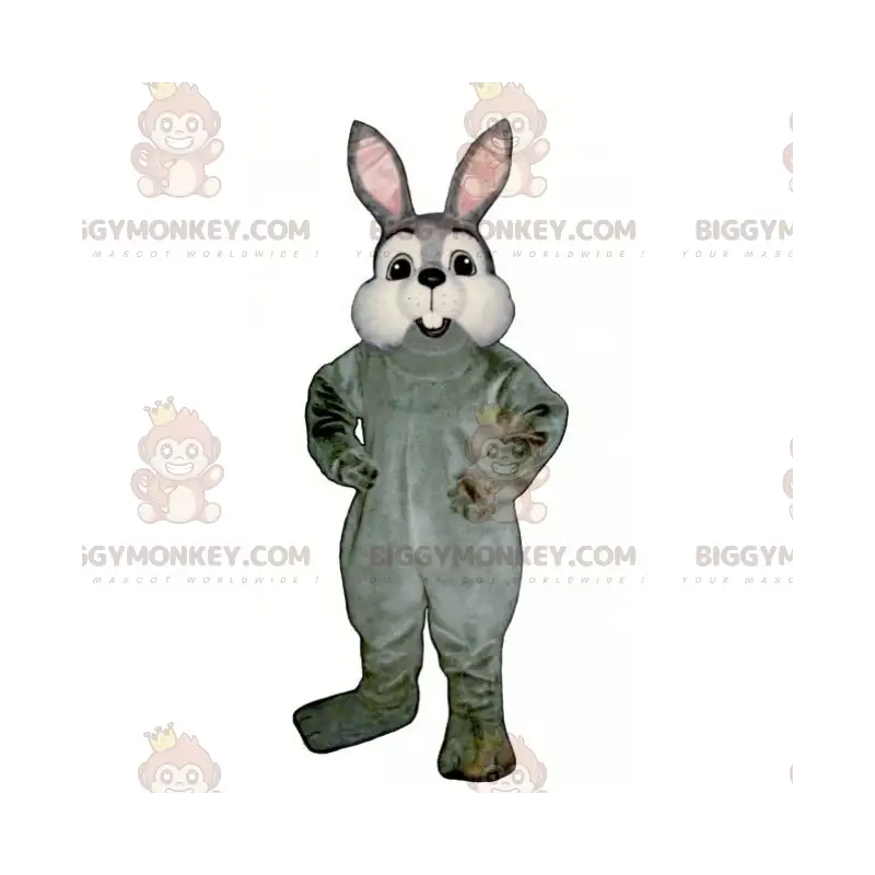 Kostým BIGGYMONKEY™ Malý šedý králík a maskot bílých tváří – Kostým BIGGYMONKEY™ Malý šedý králík a maskot bílých tváří –