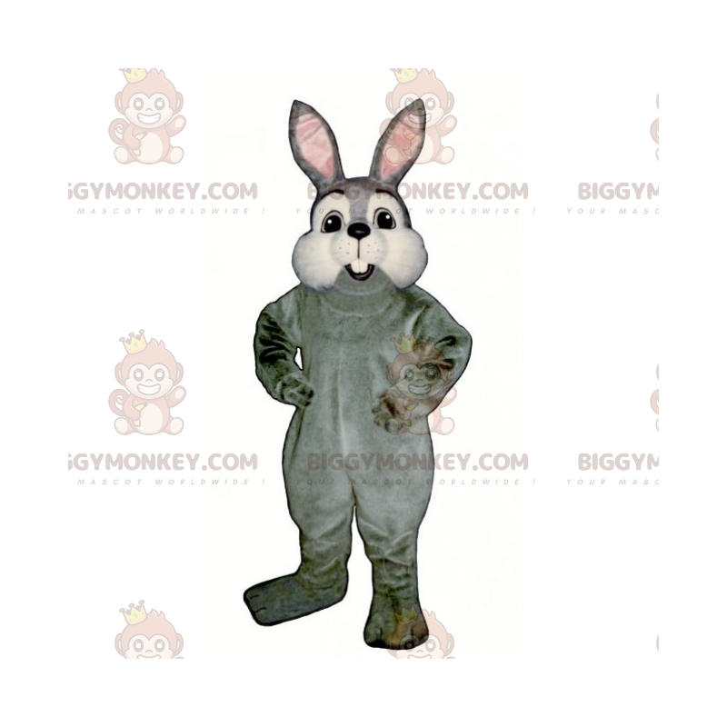 Στολή μασκότ BIGGYMONKEY™ Little Grey Rabbit and White Cheeks -