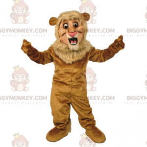BIGGYMONKEY™ Lille løve-maskotkostume med lille manke -