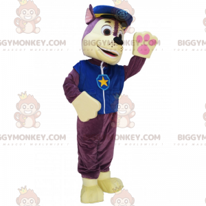 Kostým maskota BIGGYMONKEY™ Little Wolf v kostýmu policisty - Vlk maskoti - BIGGYMONKEY_016463 - BiggyMonkey.com