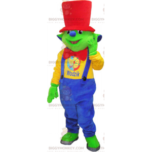 BIGGYMONKEY™ Little Ogre Mascot Costume with Red Hat -