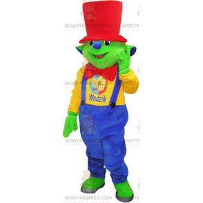 Στολή μασκότ BIGGYMONKEY™ Little Ogre με κόκκινο καπέλο - Μασκότ τέρατα - BIGGYMONKEY_016467 - BiggyMonkey.com