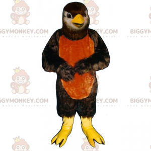 Tweekleurig Belly Bird BIGGYMONKEY™ mascottekostuum - Vogel mascotte - BIGGYMONKEY_016469 - BiggyMonkey.com