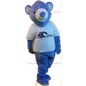 Στολή μασκότ Little Blue Bear BIGGYMONKEY™ - Biggymonkey.com