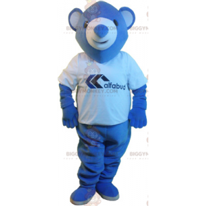 Lille blå bjørn BIGGYMONKEY™ maskotkostyme - Bjørn maskot - BIGGYMONKEY_016472 - BiggyMonkey.com