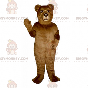 Traje de mascote do ursinho marrom BIGGYMONKEY™ –