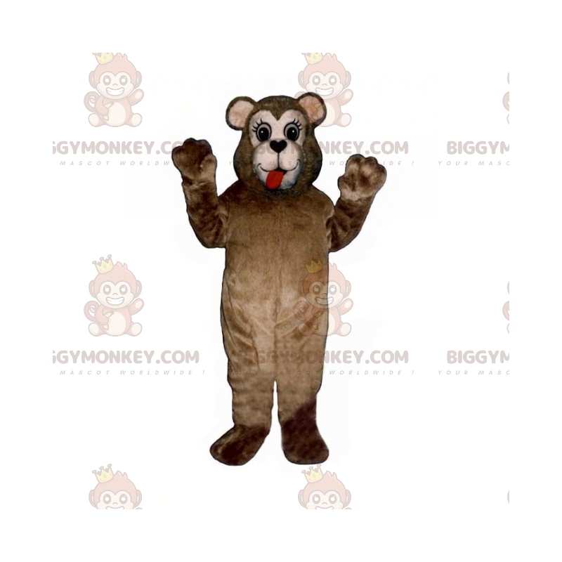 Costume de mascotte BIGGYMONKEY™ de petit ourson avec des Costume de mascotte BIGGYMONKEY™ de petit ourson avec des