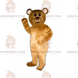 Στολή μασκότ BIGGYMONKEY™ Little Brown Cub και White Ears -