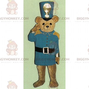 BIGGYMONKEY™ Mascottekostuum voor kleine beer met notenkraker -