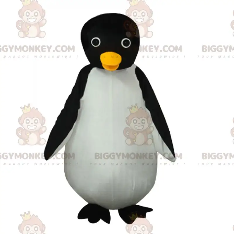 Großäugiger kleiner Pinguin-Maskottchen-Kostüm BIGGYMONKEY™ - Großäugiger kleiner Pinguin-Maskottchen-Kostüm BIGGYMONKEY™ -