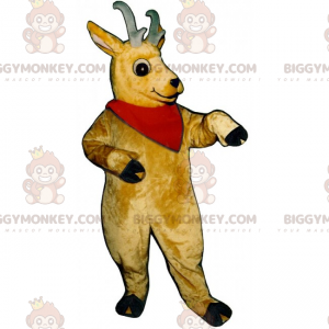 Little Reindeer with Little Antlers BIGGYMONKEY™ Mascot Costume