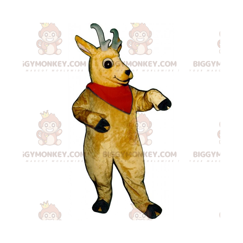 Mały renifer z małymi rogami Kostium maskotki BIGGYMONKEY™ - Mały renifer z małymi rogami Kostium maskotki BIGGYMONKEY™ -