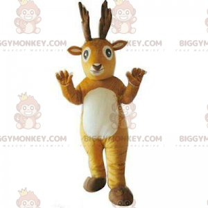 BIGGYMONKEY™ Little Reindeer Mascot Costume with White Belly -