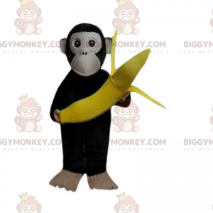 BIGGYMONKEY™ Little Monkey Banana Mascot Kostume -
